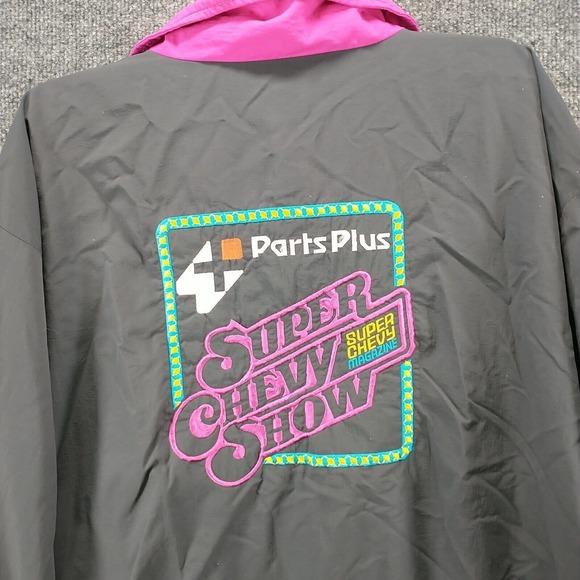 Made In The USA Men's Super Chevy Show Jacket Gray XL BFGoodrich Vintage 1994 - Picture 8 of 15